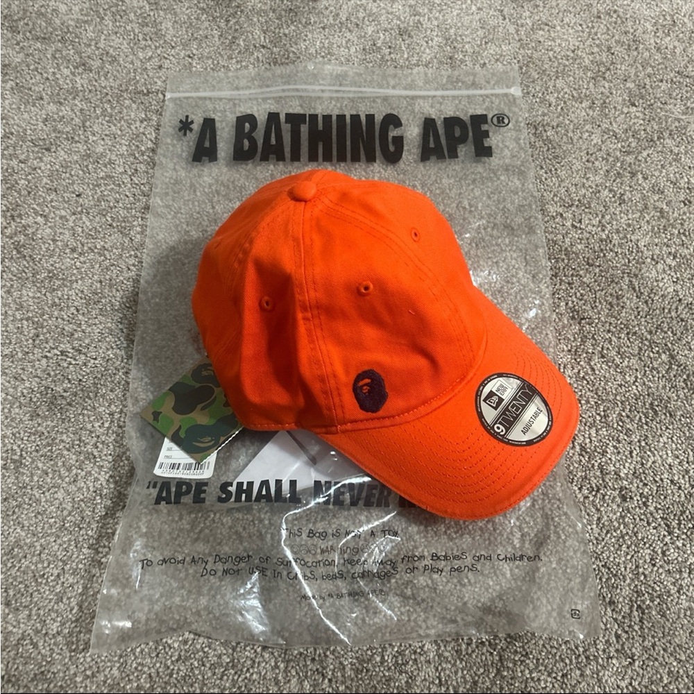 A Bathing Ape Orange Cap